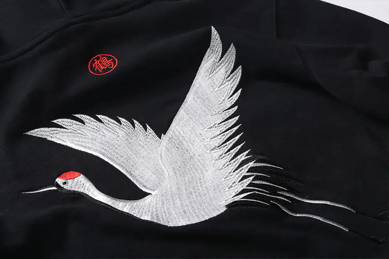 Crane Graphic Hoodie