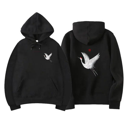 Crane Graphic Hoodie