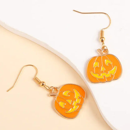 Cute Enamel Halloween Dangle Earrings