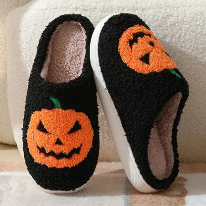 Halloween Pumpkin Slippers