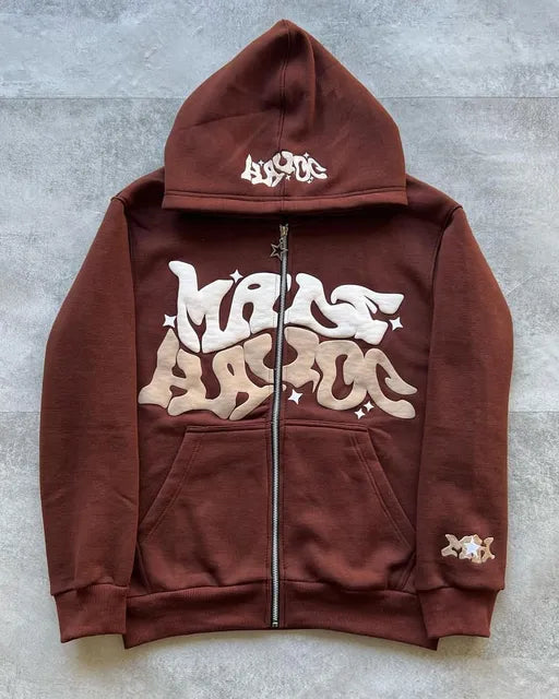 Letter Printed Hoodie