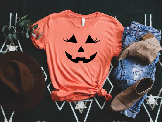 Halloween Pumpkin Face Shirt