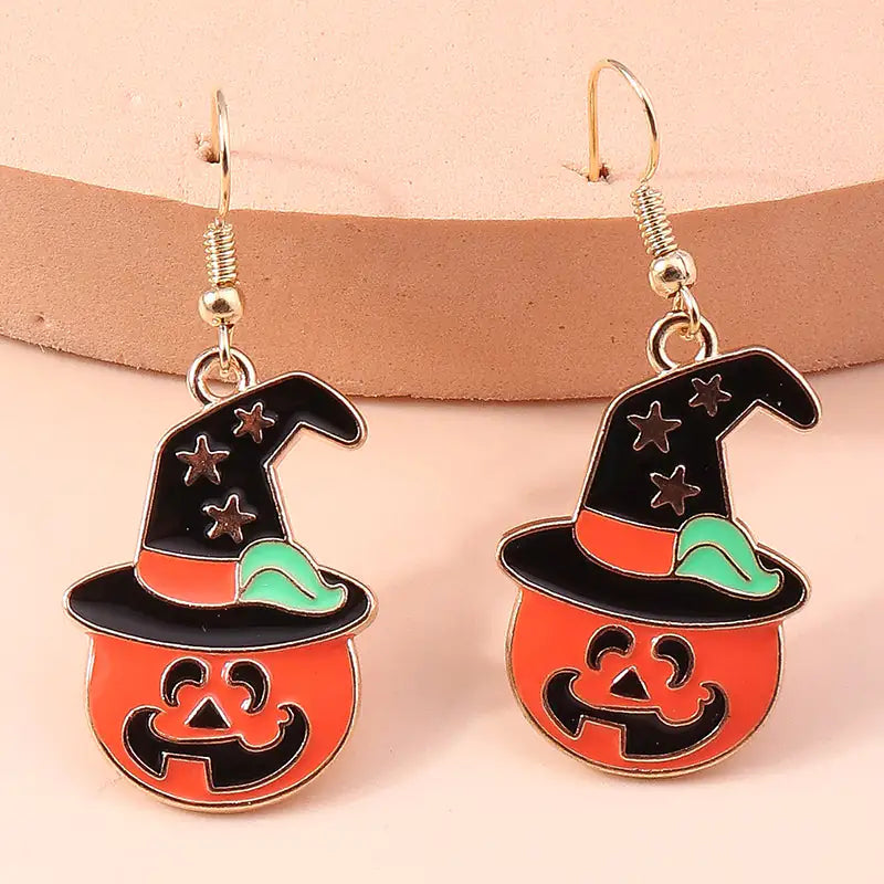 Halloween Themed Drop Earrings