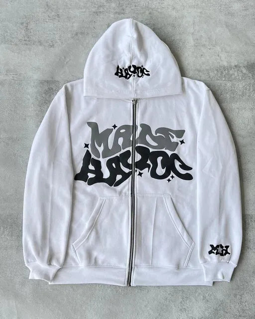 Letter Printed Hoodie