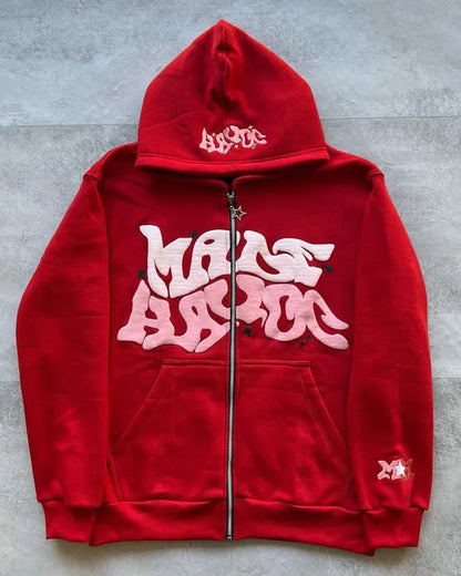 Letter Printed Hoodie